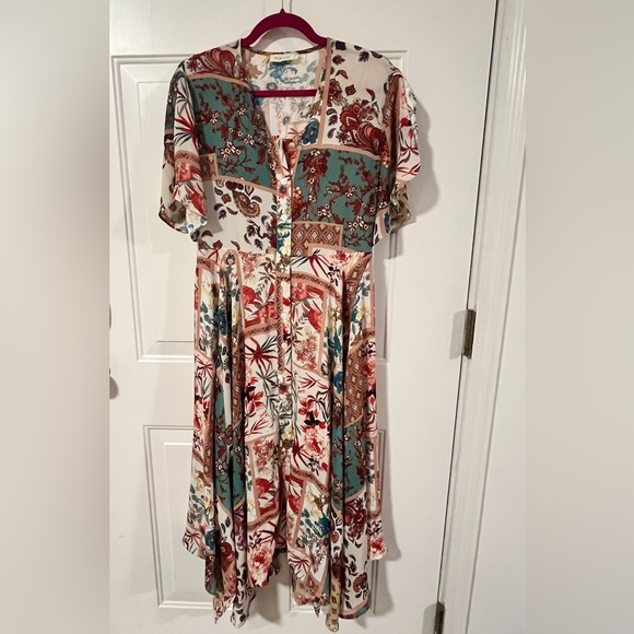 Roolee Multicolor Floral dress - Picture 1 of 3